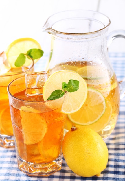 Free photo delicious iced tea