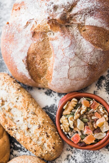 Delicious loaves of bread