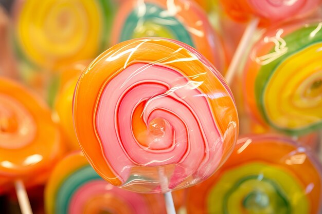 Delicious lollipops arrangement