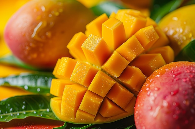 Delicious  mango still life