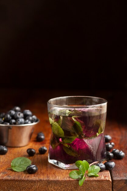 Delicious mezcal alcoholic beverage assortment