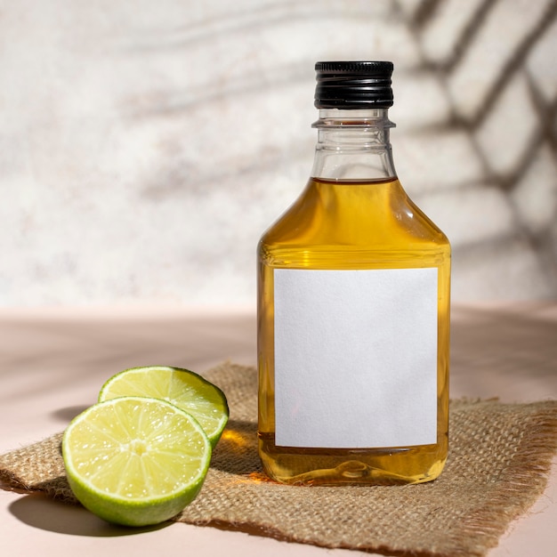 Free photo delicious mezcal beverage arrangement