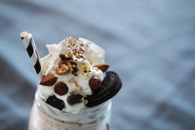 Free photo delicious milkshake