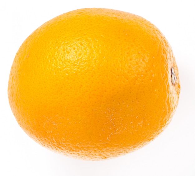 Delicious orange on white