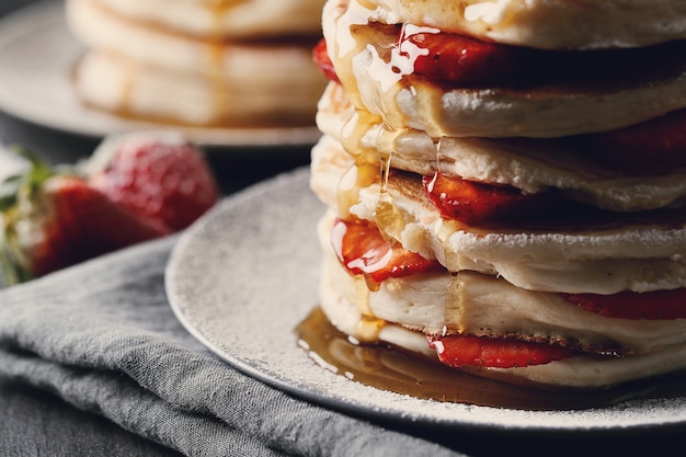 Free photo delicious pancakes