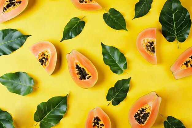 Delicious  papaya still life