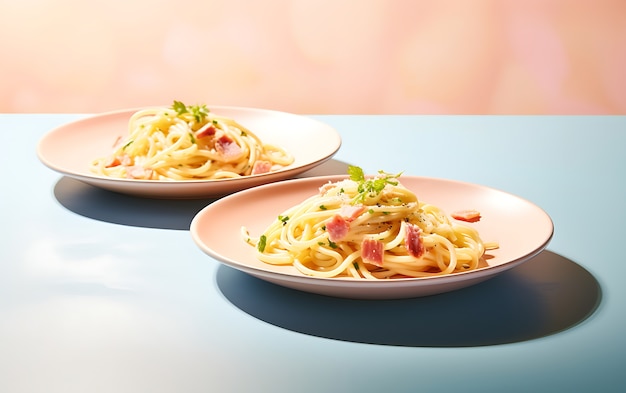 Free photo delicious pasta on plate