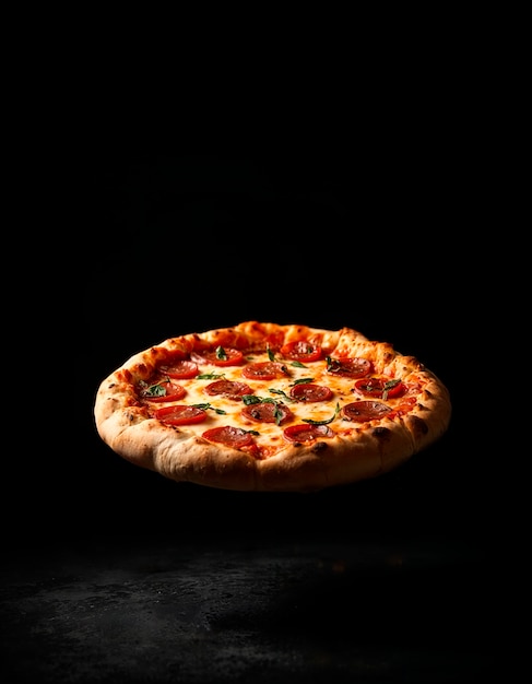 Free Photo delicious pizza in studio