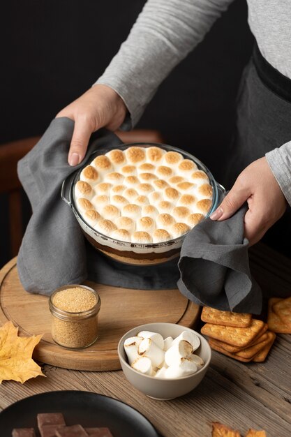 Delicious s'mores dessert assortment