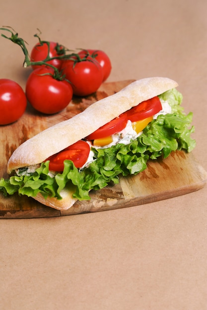 Free photo delicious sandwich