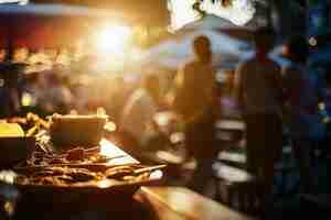 Free photo delicious street food still life