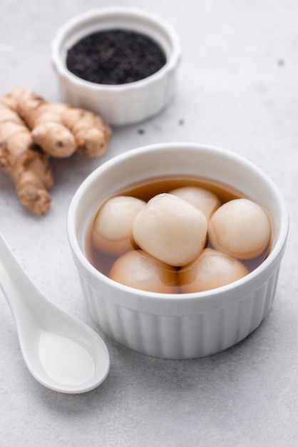 Delicious sweet tang yuan assortment