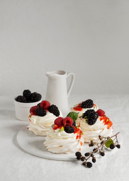 Delicious traditional dessert assortment