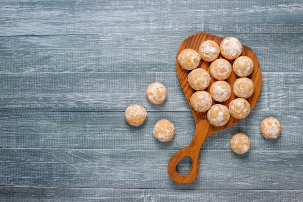 Delicious traditional russian gingerbread with apple