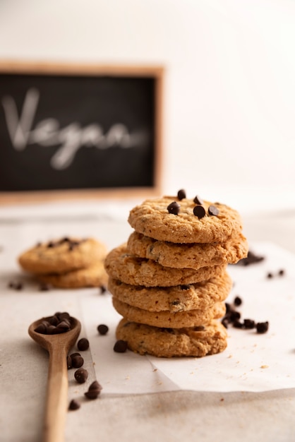 Free Photo delicious vegan baked products arrangement