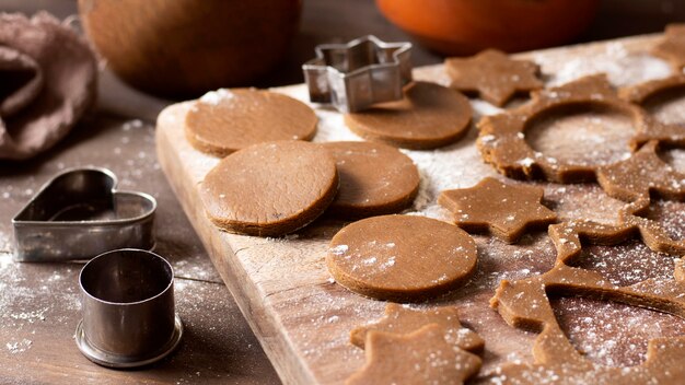 Delicious winter cookies dessert