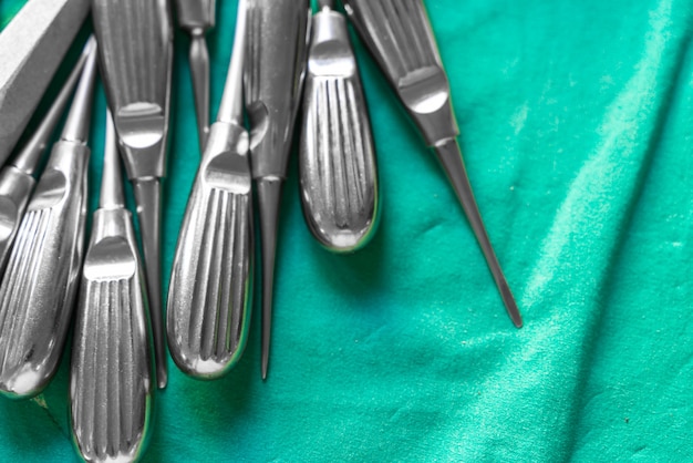 Free Photo dental tools  background