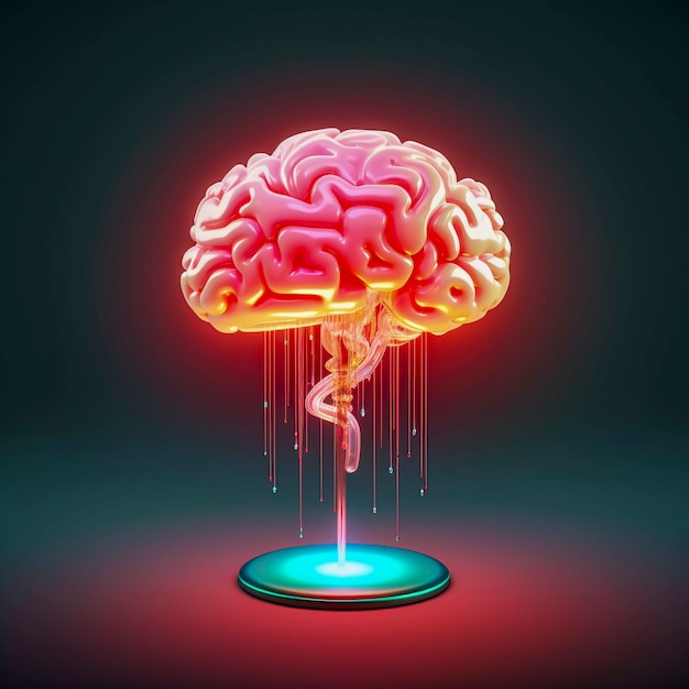 Free Photo depiction of human brain or intellect