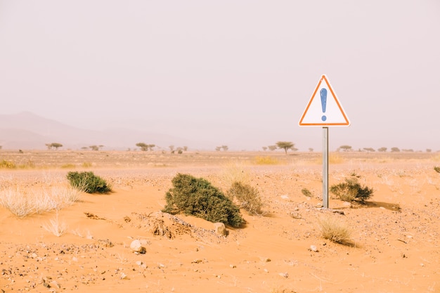 Free photo desert landscape in morocco