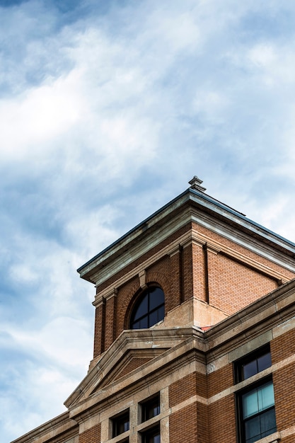 Free photo design of old brick building