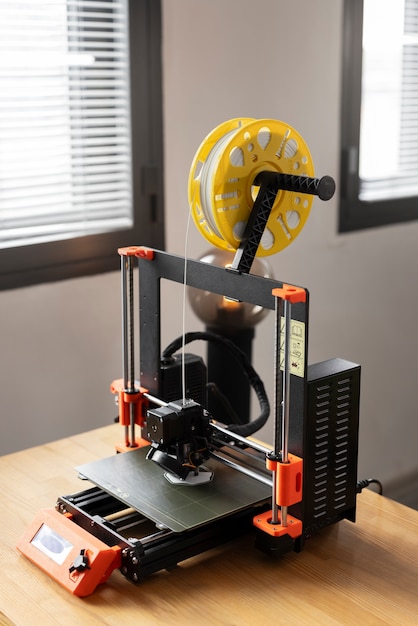 Designer using a 3d printer