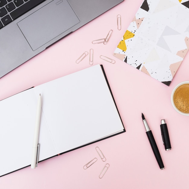 Desk with objects