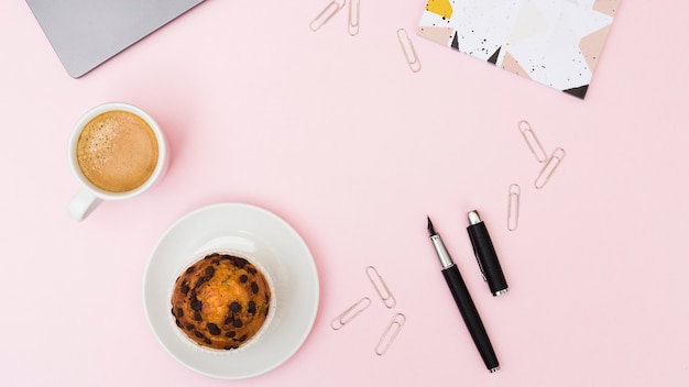 Desk with objects