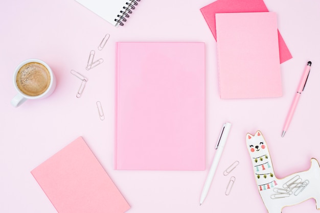 Desk with objects