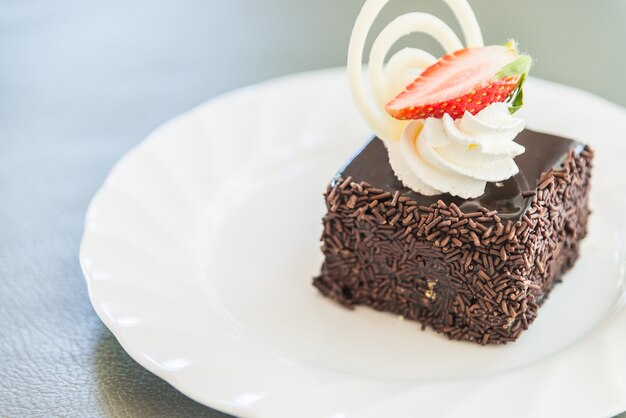 Dessert chocolate cake