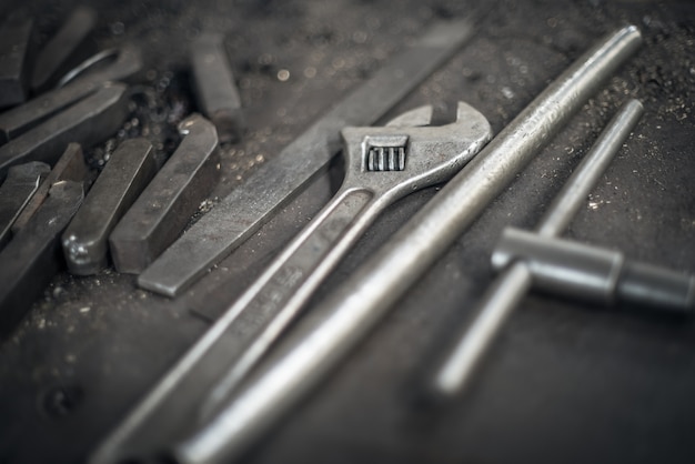 Free Photo detail of precision tools