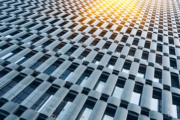 Free Photo detail shot of high-rise buildings in modern city