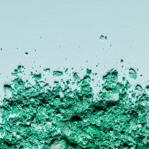 Detailed green make up powder