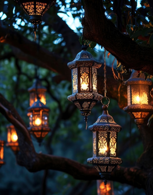 Free Photo detailed lantern design for islamic ramadan celebration