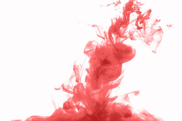 Free photo diffusion of red paint