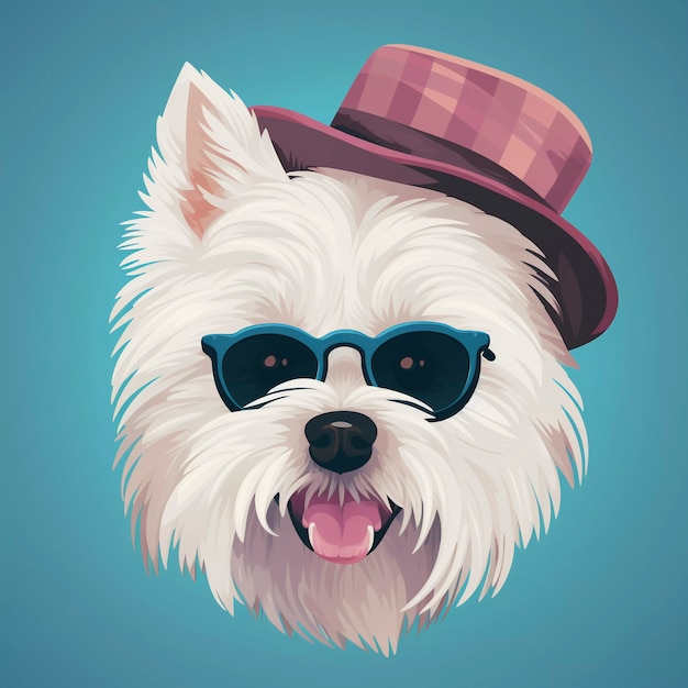 Free Photo digital art cute dog