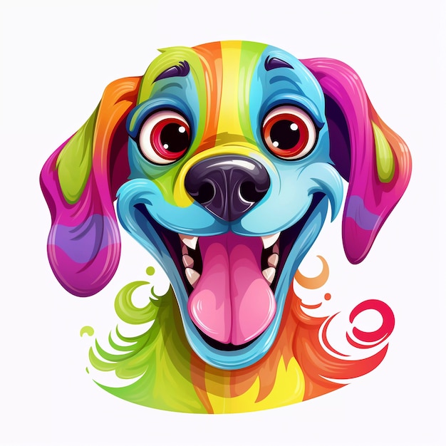 Free Photo digital art cute dog