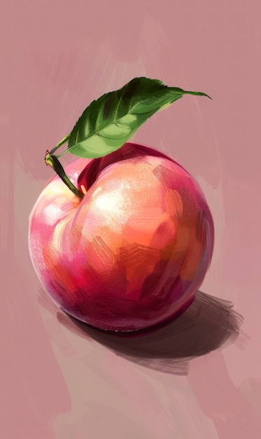 Digital art fruit illustration