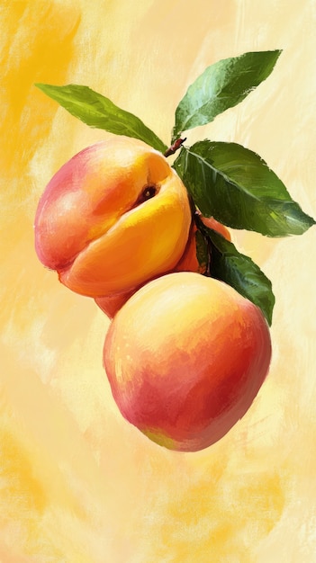 Free photo digital art fruit illustration