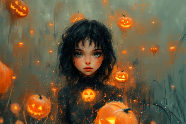 Free Photo digital art halloween illustration