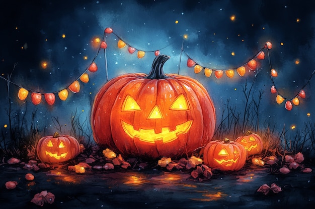 Free Photo digital art halloween illustration