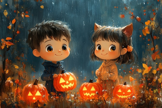 Free photo digital art halloween illustration