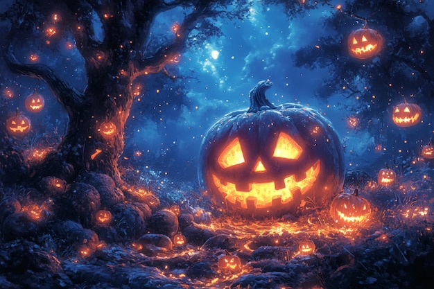 Free photo digital art halloween illustration