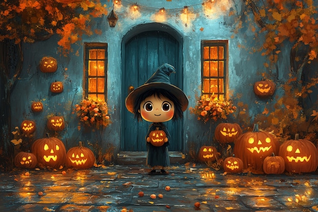 Free photo digital art halloween illustration