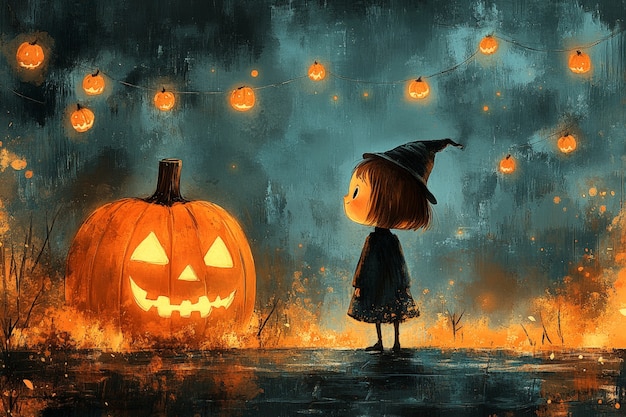 Free photo digital art halloween illustration