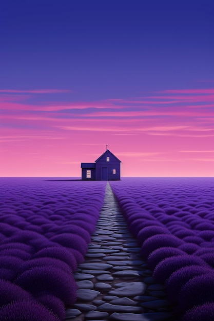 Free Photo digital art isolated house