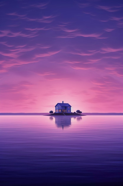 Free photo digital art isolated house