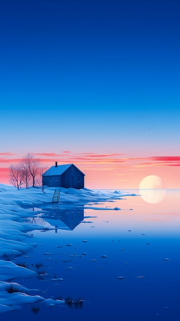 Free photo digital art isolated house