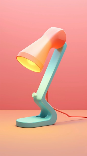 Digital art light lamp design