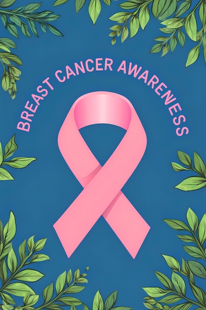 Free photo digital art style illustration for breast cancer awareness month