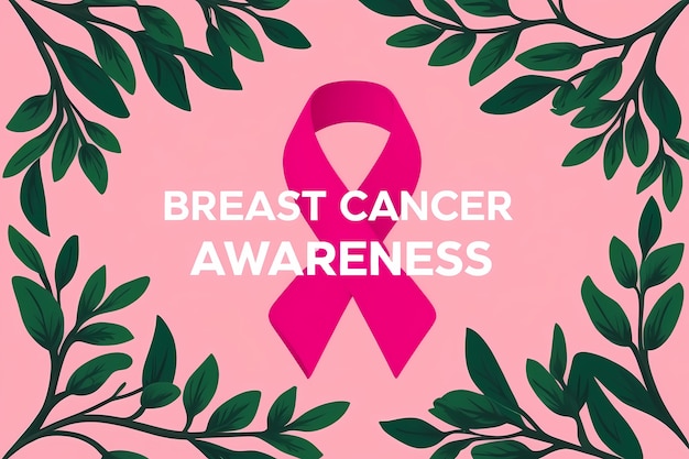 Free Photo digital art style illustration for breast cancer awareness month